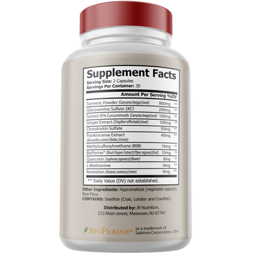 Core Strength Supplement for Joint Support 60 Capsules