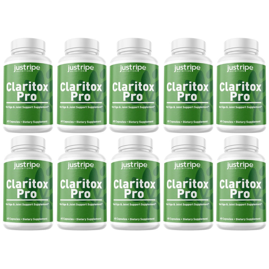10 Pack Claritox Pro Dietary Supplement 60 Capsules