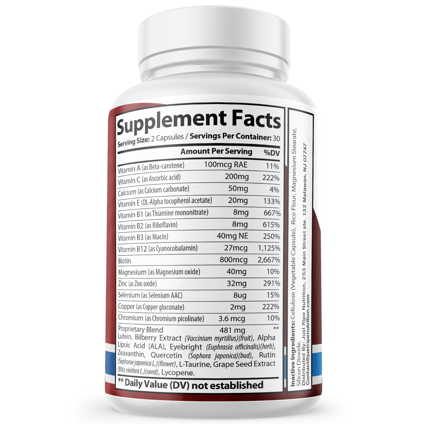 5 Pack VisiClear Advanced Eye Formula for Eyes Supplement Formula