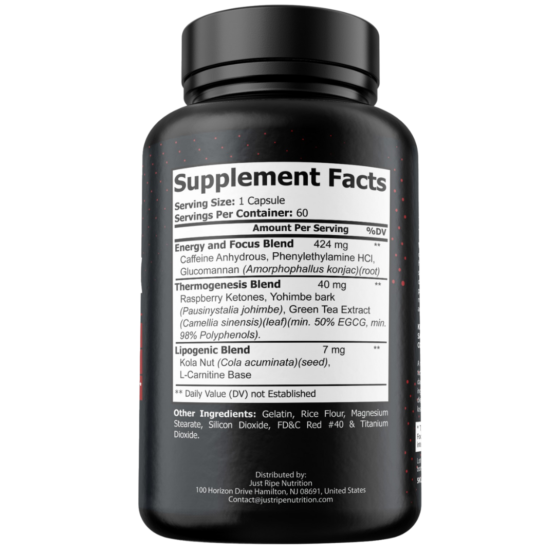 12 Pack Thermal Spark Thermogenic Fat burner- 60 Capsules