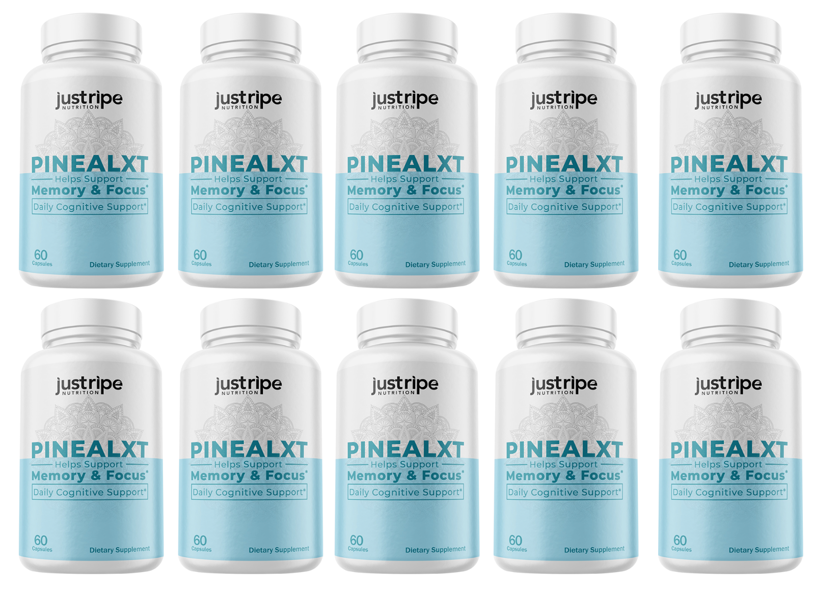 10 Pack Pineal XT Capsules to Support Gland Functions and Energy Levels 60ct