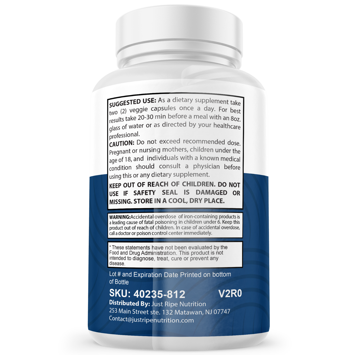 5 Pack Advanced Memory Formula - Best Nootropic Brain Supplement Memory & Focus