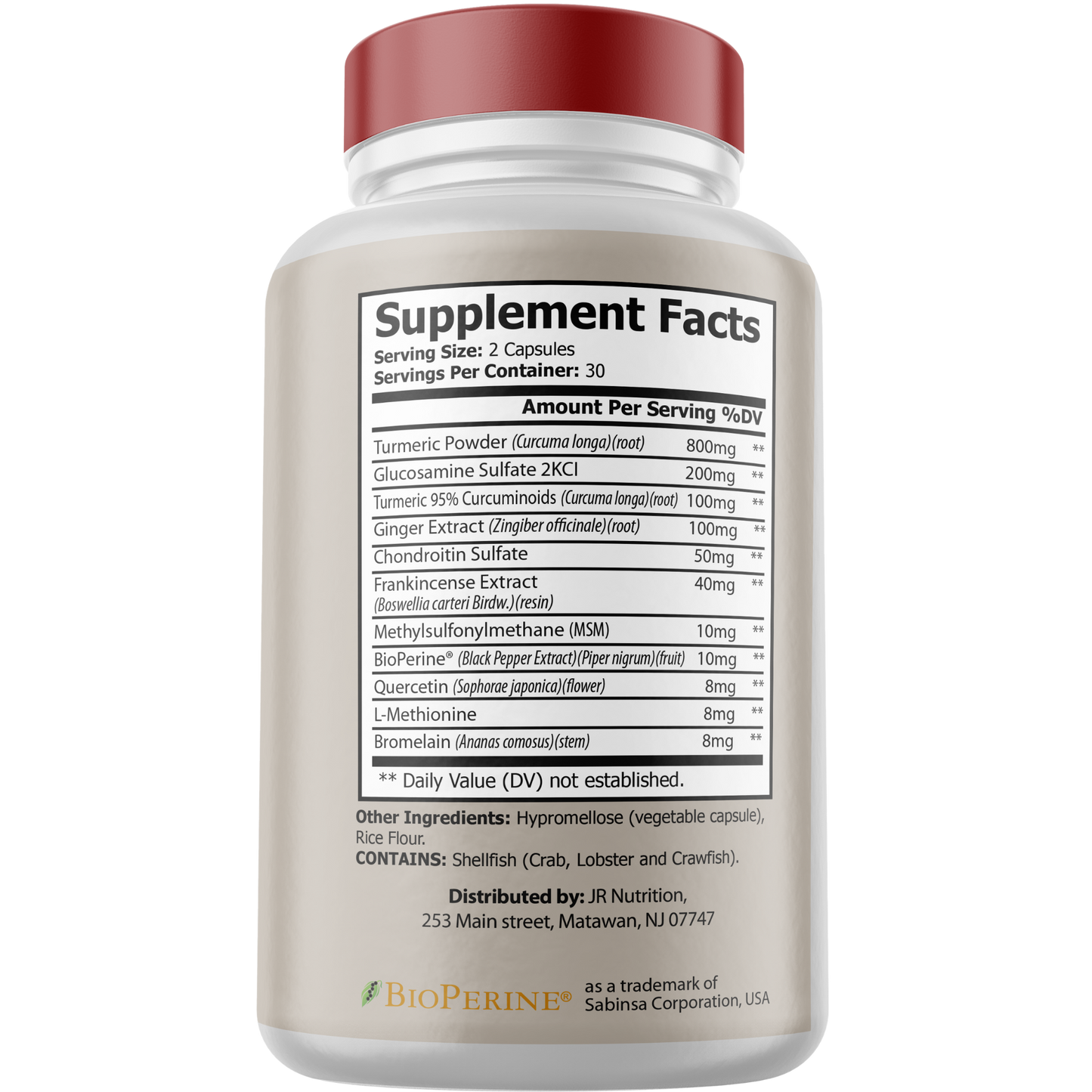 Core Strength Supplement for Joint Support 60 Capsules
