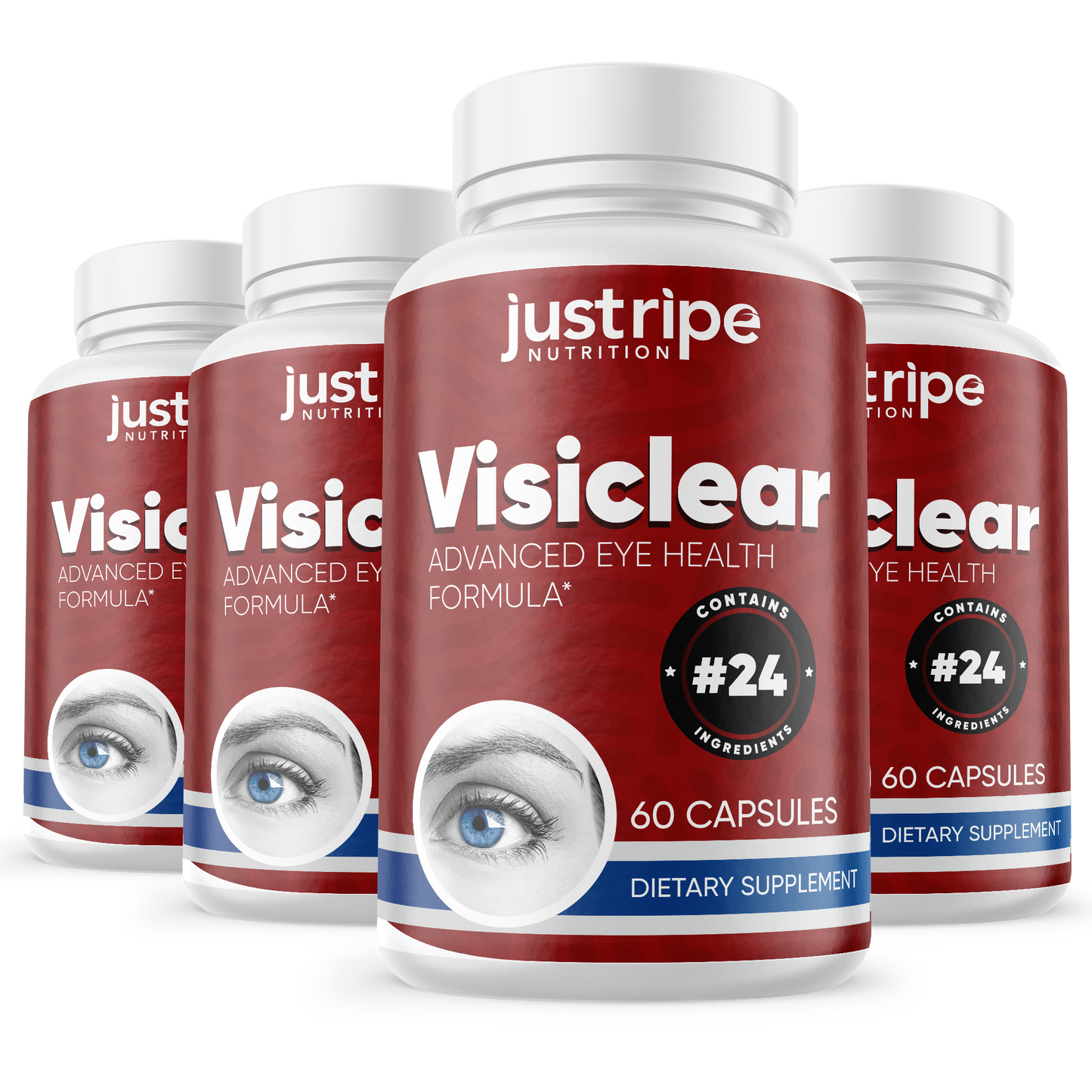 4 Pack VisiClear Advanced Eye Formula for Eyes Supplement Formula