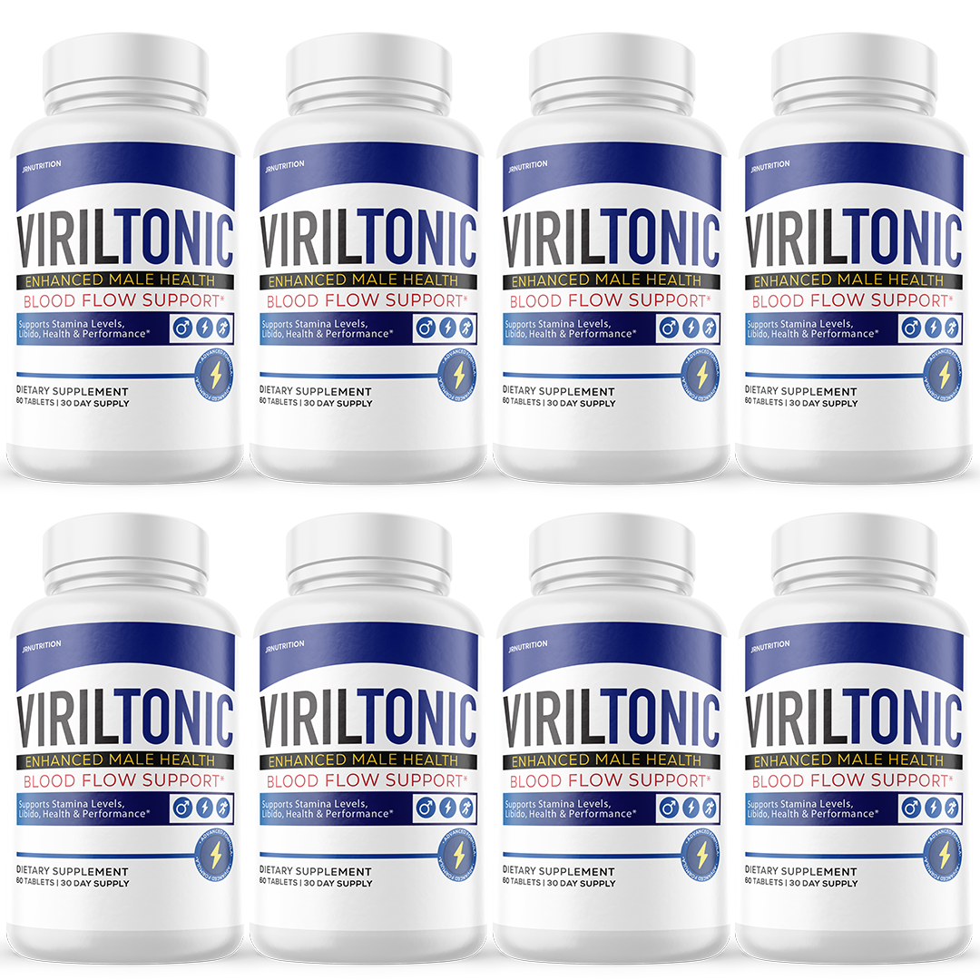 Viriltonic for Male, Viril Tonic Advanced Formula Men Support - 8 Bottles