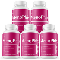 MenoPhix Capsules: Menopause support, Hormonal balance and Comfort - 5 Bottles