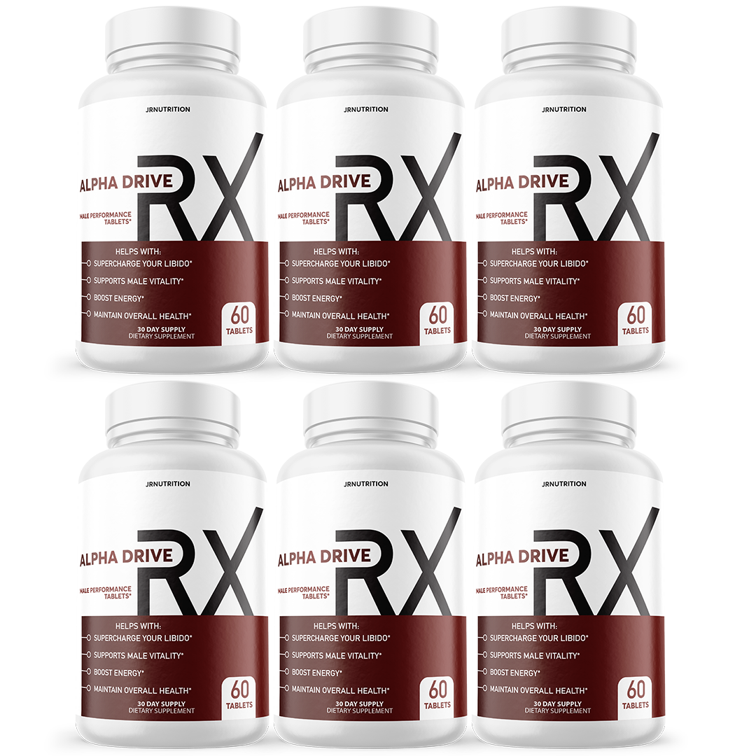 Alpha Drive XR - Male Enhancement Dietary Supplement 60 Tablets (6 Pack)