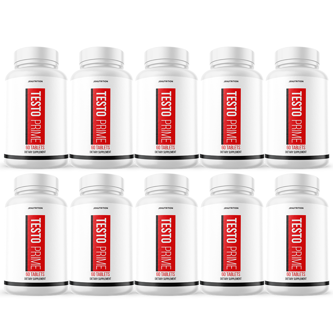 Testoprime Capsules Extra Strength Formula Supplement Testo Prime -10 Bottles