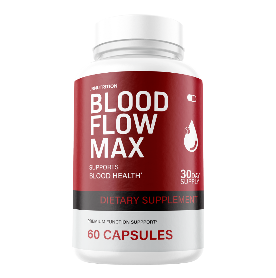 Blood Flow Max - Blood Formula Dietary Supplement (4 Pack)