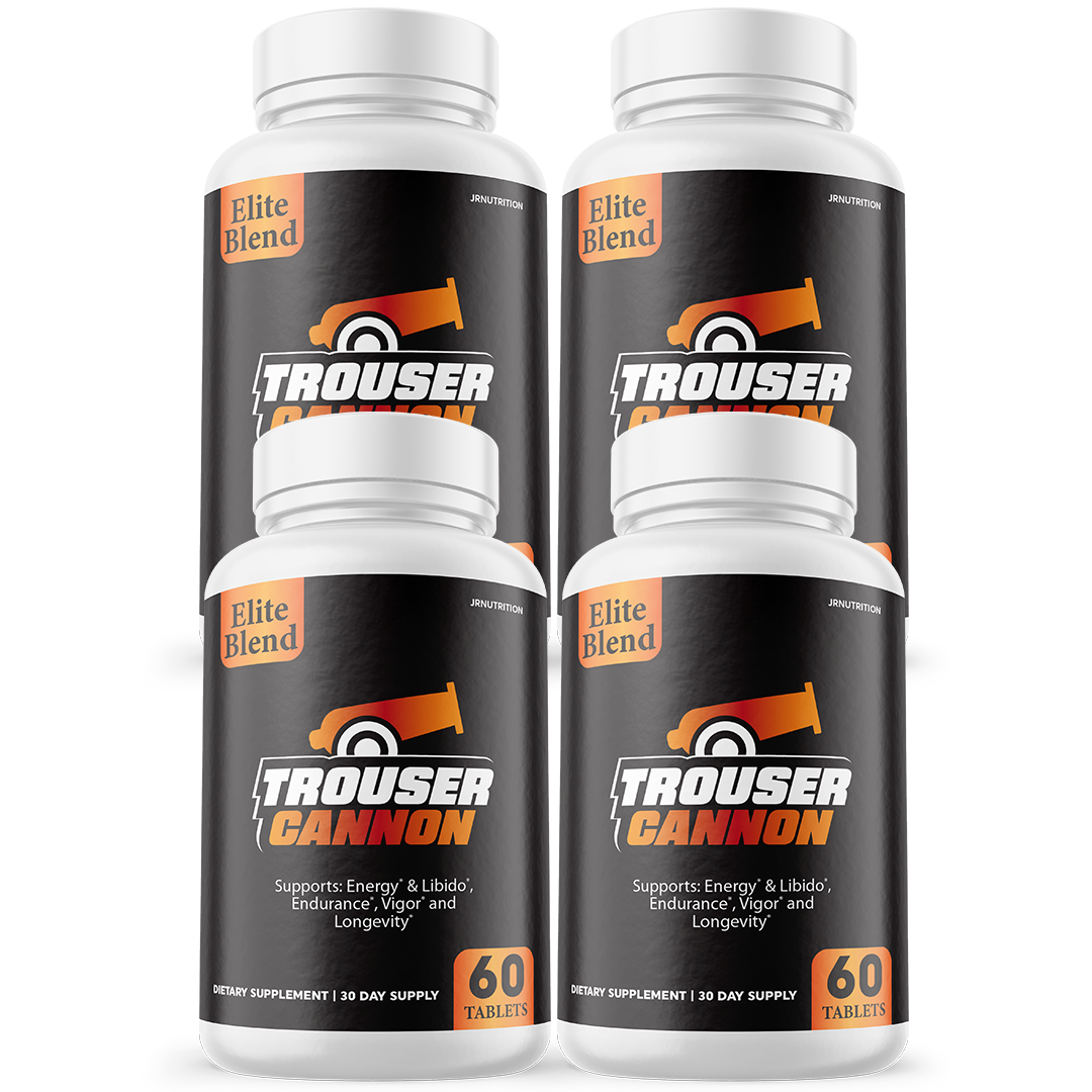 Trouser Cannon Advanced Male Health to Boost Libido and Endurance - 4 Bottles