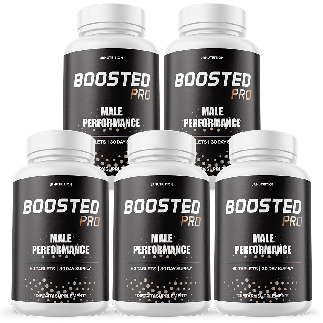 Boosted Pro - Male Performance Dietary Supplement 60 Tablets (5 Pack)