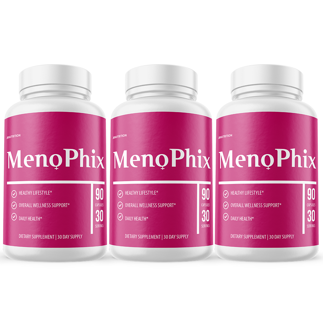 MenoPhix Capsules: Menopause support, Hormonal balance and Comfort - 3 Bottles