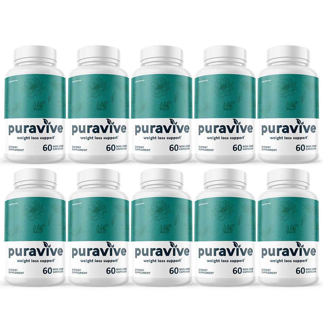 Puravive - Weightloss Support Dietary Supplement 60 Capsules (10Pack)