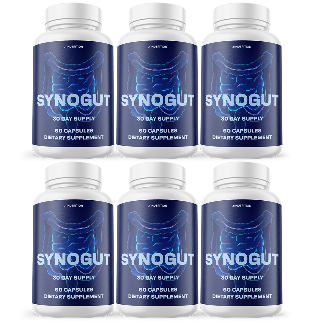 Synogut Pills Dietary Supplement for Gut Health - 6 Bottles