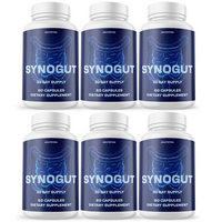 Synogut Pills Dietary Supplement for Gut Health - 6 Bottles