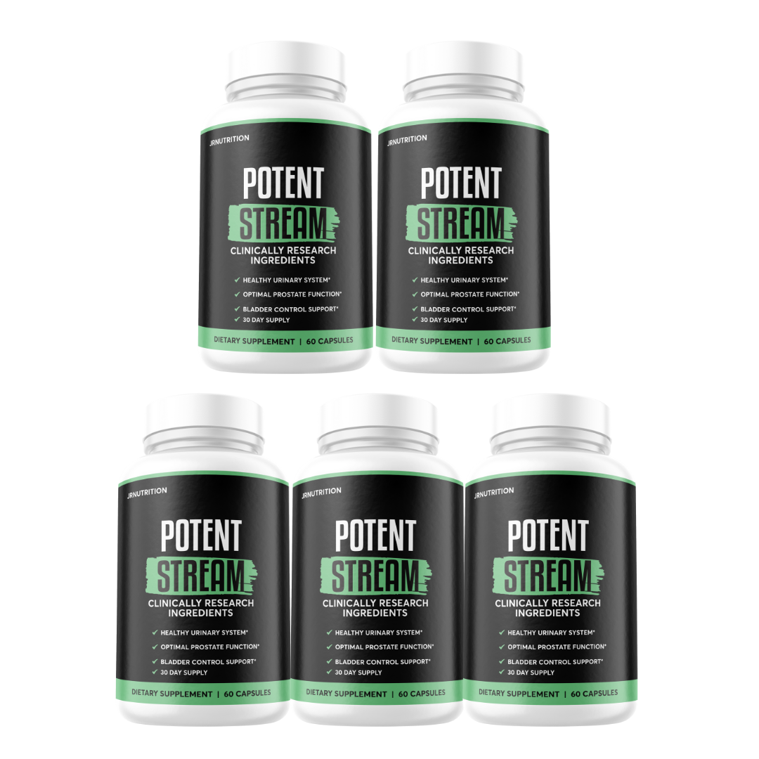 Potent Stream - Prostate Support Dietary Supplement (5 Pack)