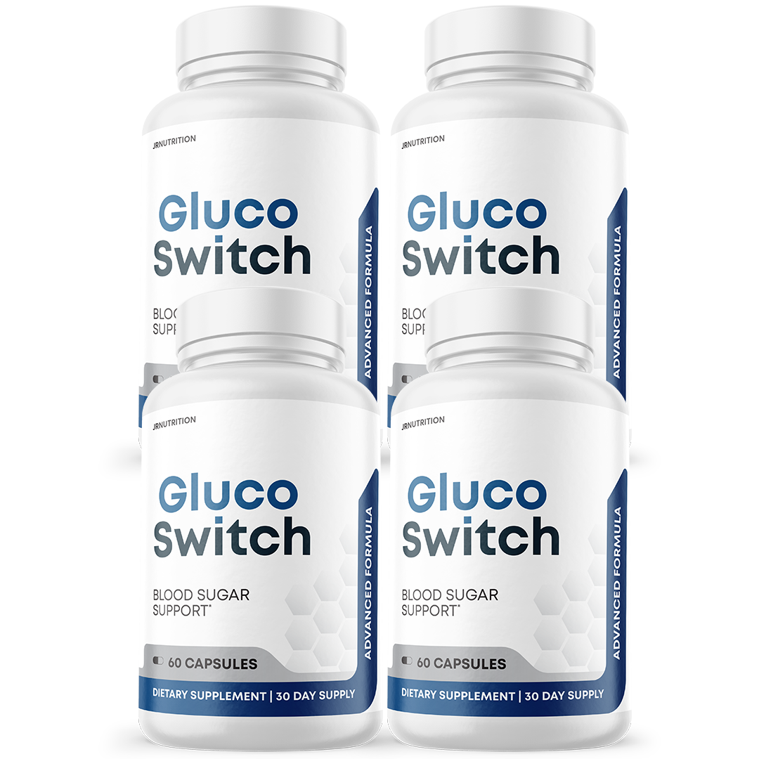 Gluco Switch - Blood Sugar Support Dietary Supplement 60 Capsules (4 Pack)