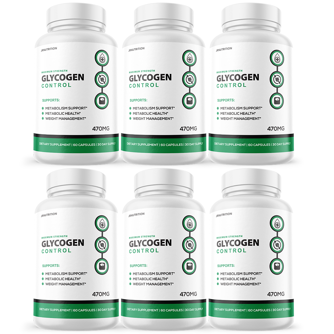 Glycogen Control Blood Capsules, Blood Sugar Control Pills -6 Bottles