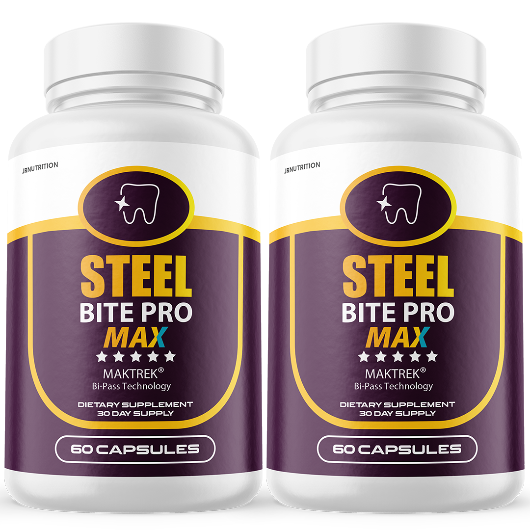 Steel Bite Pro - Dietary Supplement 60 Capsules (2 Pack)