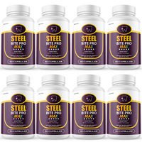 Steel Bite Pro - Dietary Supplement 60 Capsules (8 Pack)