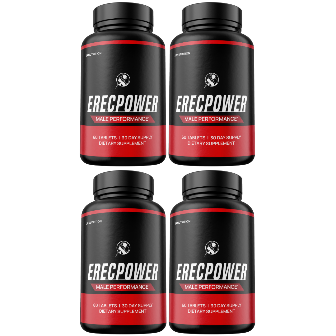 Erec Power - Male Performance Dietary Supplement 60 Tablets (4 Pack)