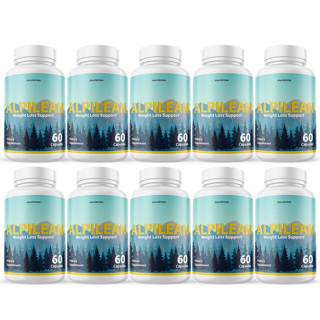 Alpilean Weight Loss Support Dietary Supplement - 60 Capsules (10 Pack)