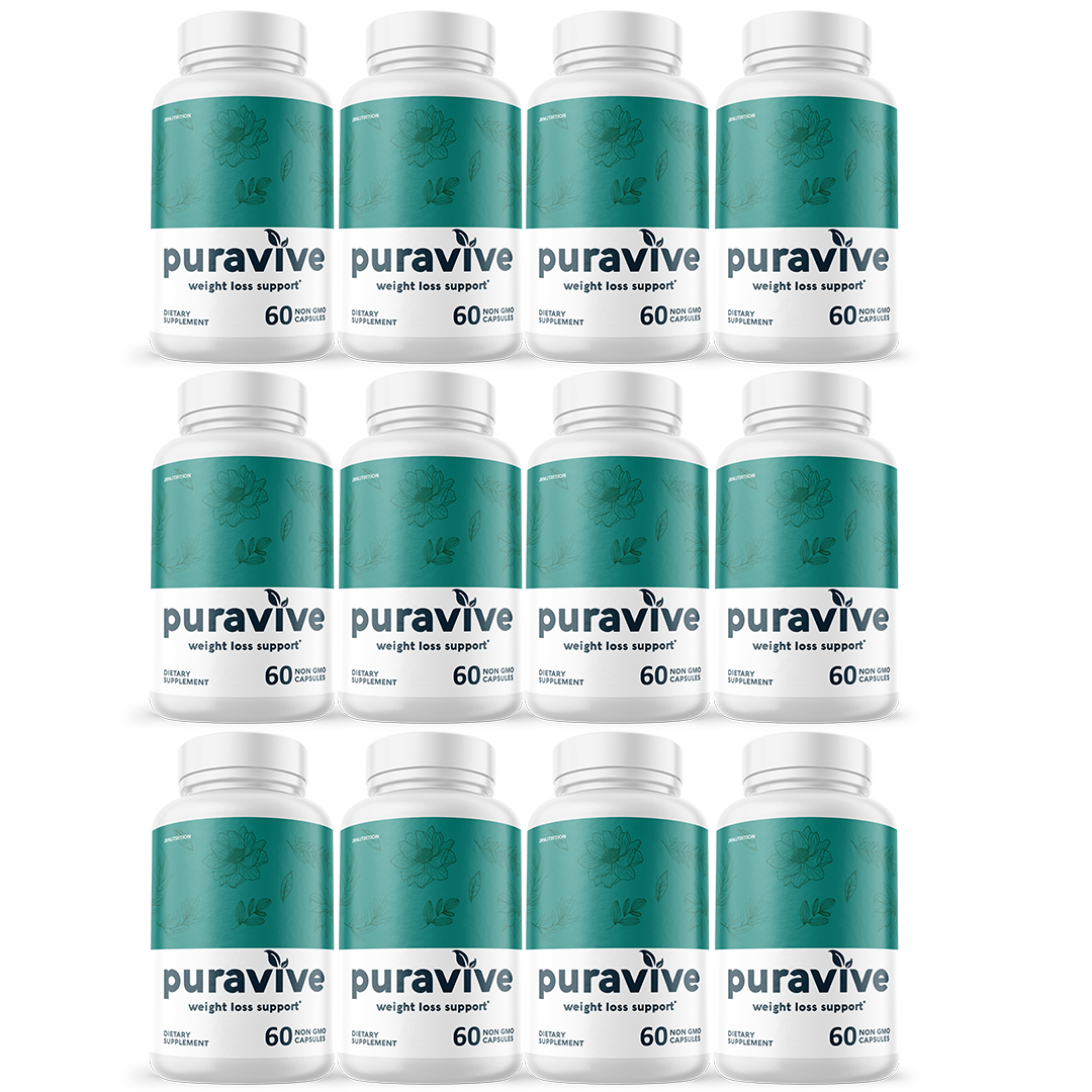 Puravive - Weightloss Support Dietary Supplement 60 Capsules (12Pack)