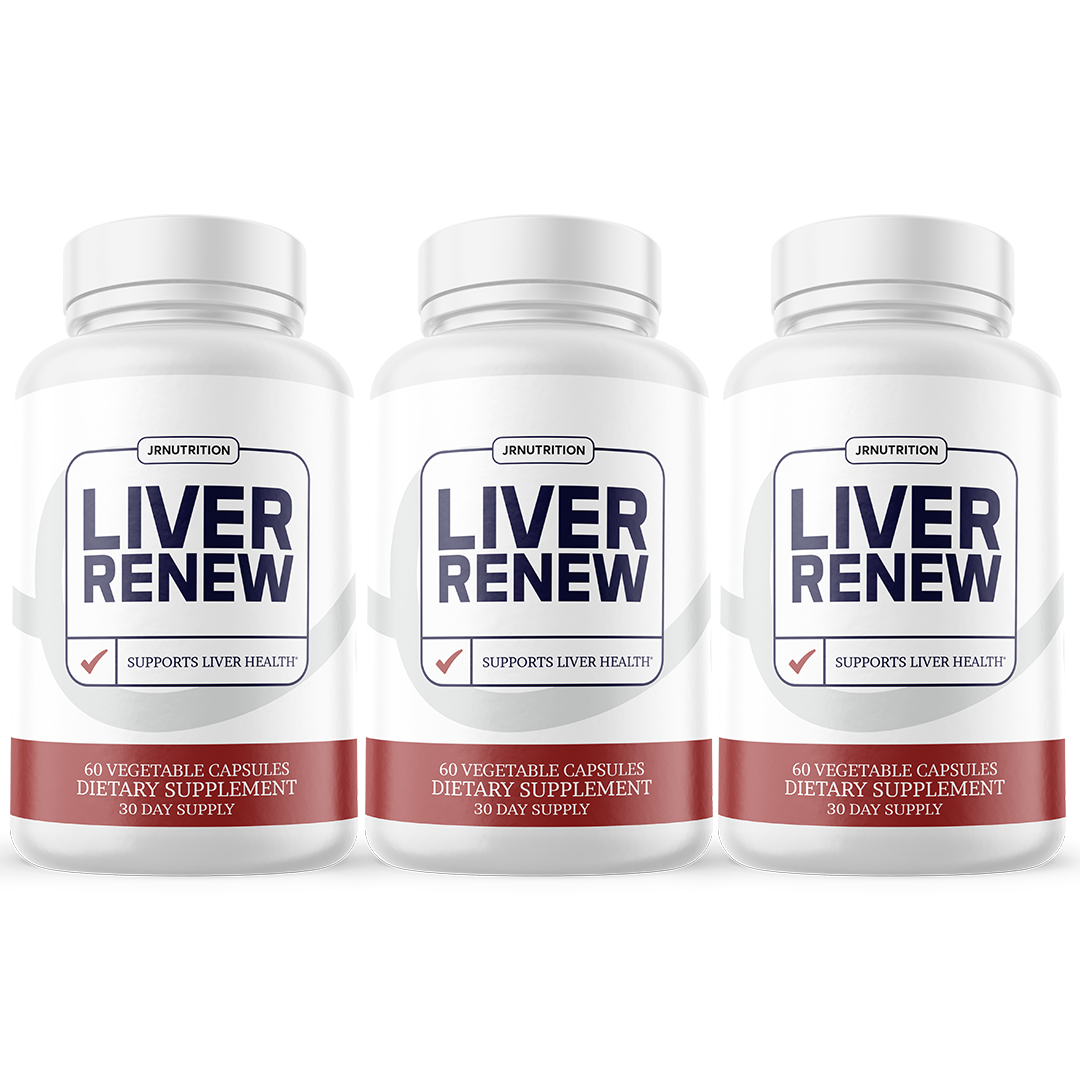 Liver Renew Capsules, Vegan Dietary Supplement - 3 Bottles