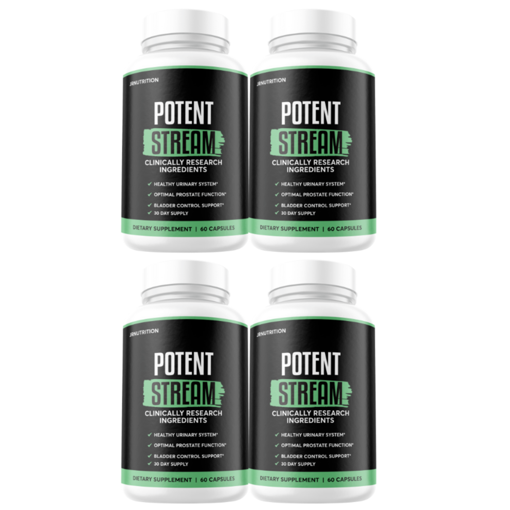 Potent Stream - Prostate Support Dietary Supplement (4 Pack)