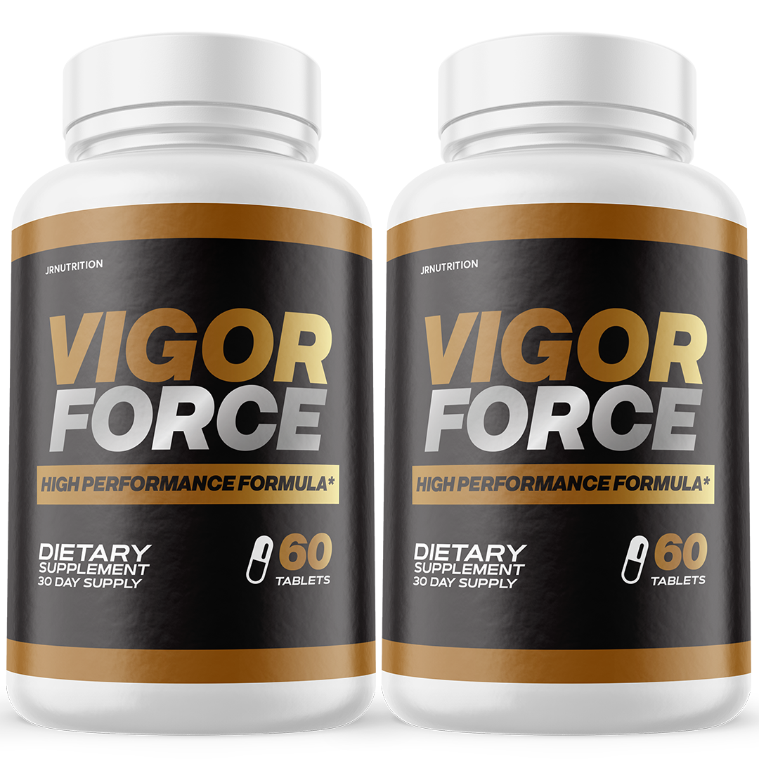 Vigor Force Male Supplement, Vigor Tablets to Boost Vitality & Energy- 2 Bottles