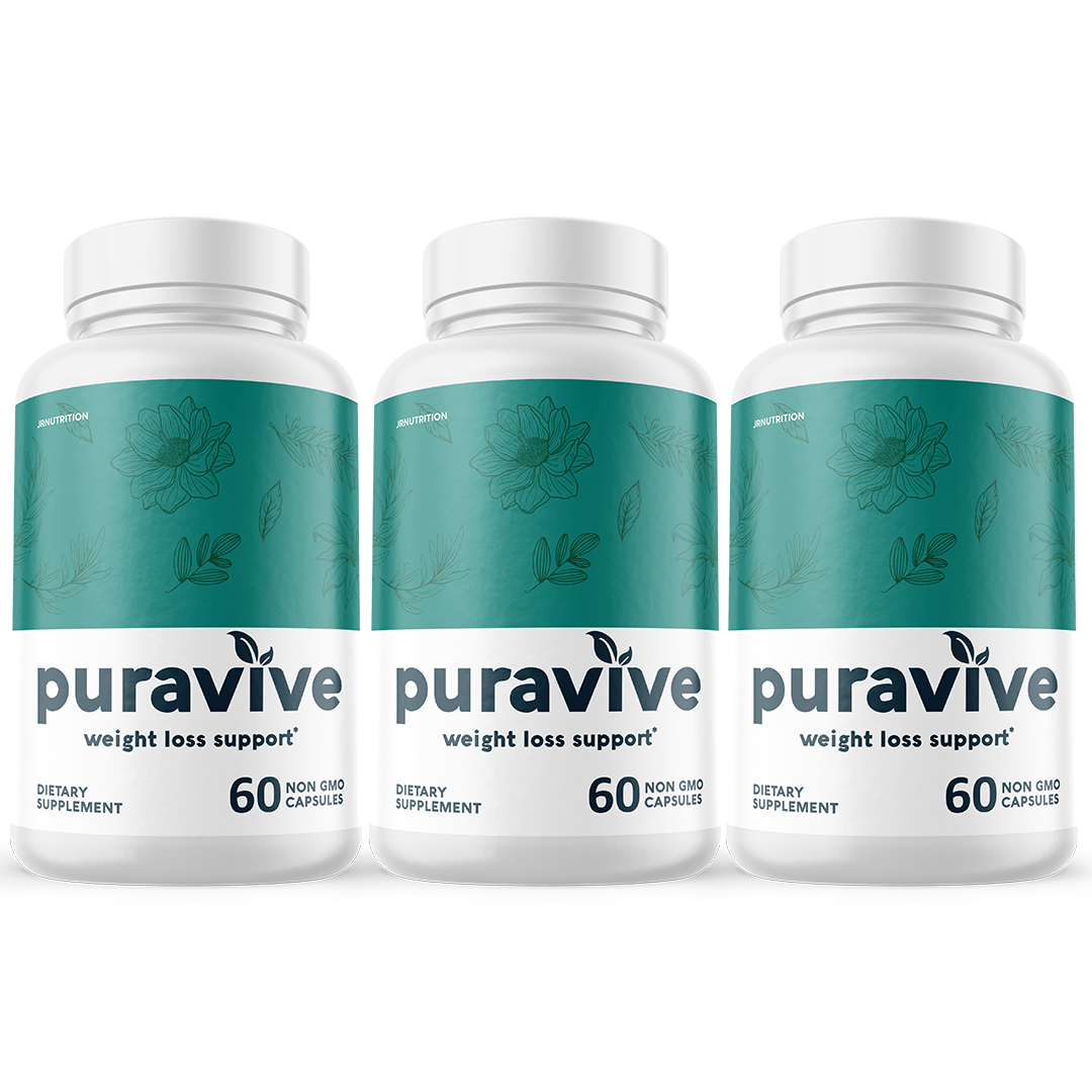 Puravive - Weightloss Support Dietary Supplement 60 Capsules (3 Pack)