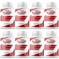 Pressure X Blood Support to Balance Blood Pressure & Sugar Levels - 8 Bottles