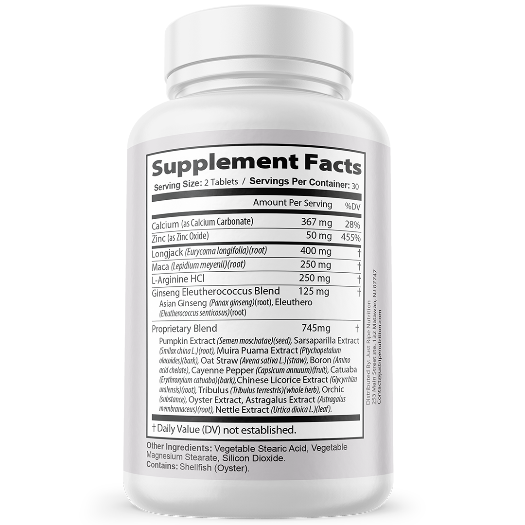 Male Support Formula - Male Enhancement Dietary Supplement 60 Tablets (8 Pack)