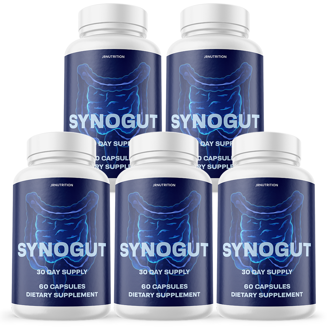 Synogut Pills Dietary Supplement for Gut Health - 5 Bottles