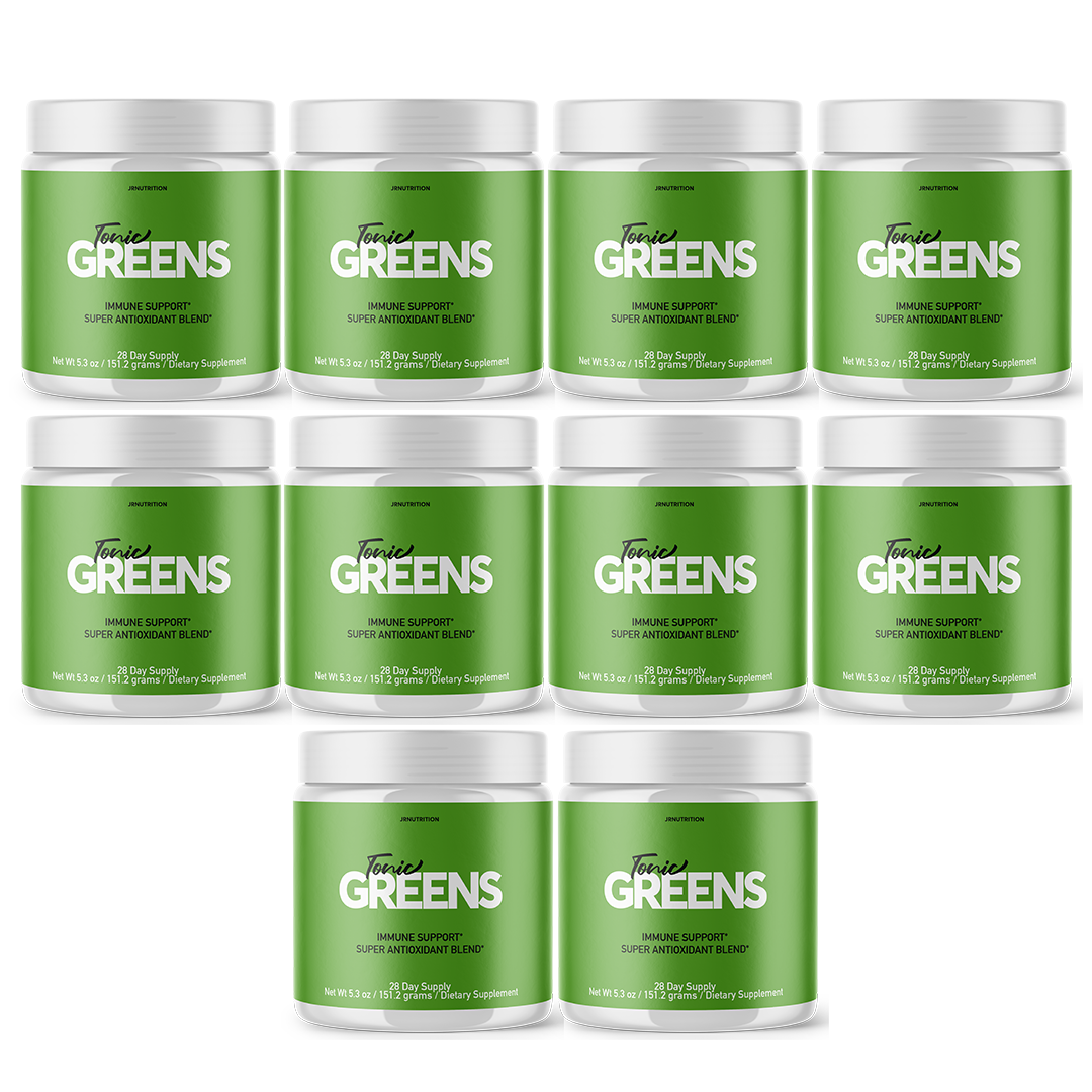Tonic Greens - Digestive Support Dietary Supplement 2 Grams (10 Pack)