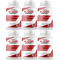 Pressure X Blood Support to Balance Blood Pressure & Sugar Levels - 6 Bottles