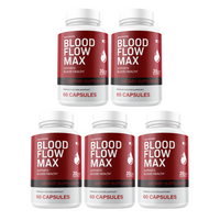 Blood Flow Max - Blood Formula Dietary Supplement (5 Pack)
