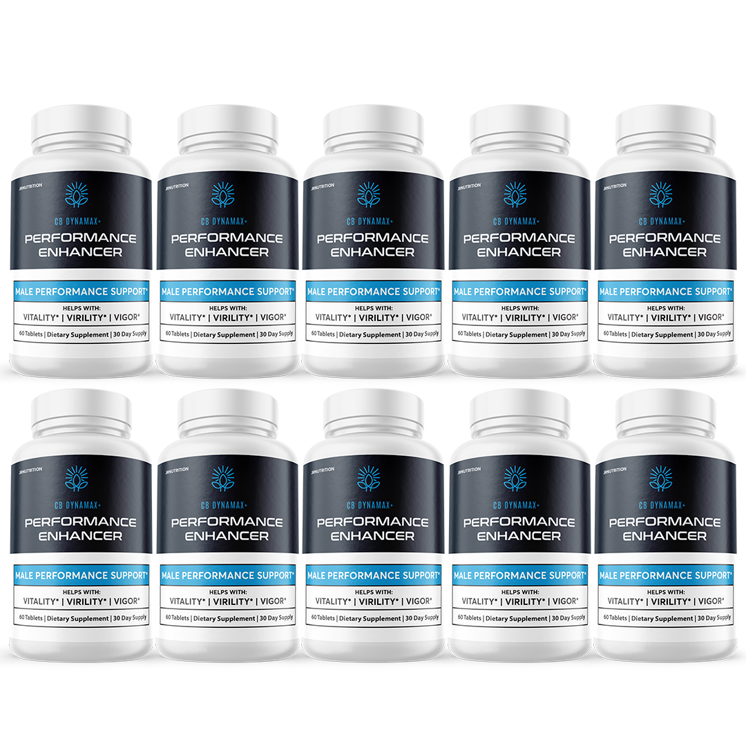 CB Dynamax+ Male Health Pills for Lasting Performance and Endurance - 10 Bottles