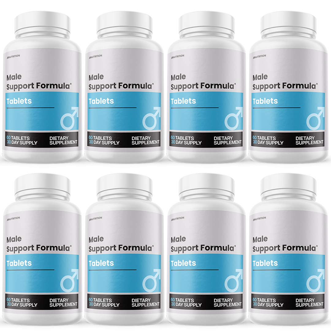 Male Support Formula - Male Enhancement Dietary Supplement 60 Tablets (8 Pack)