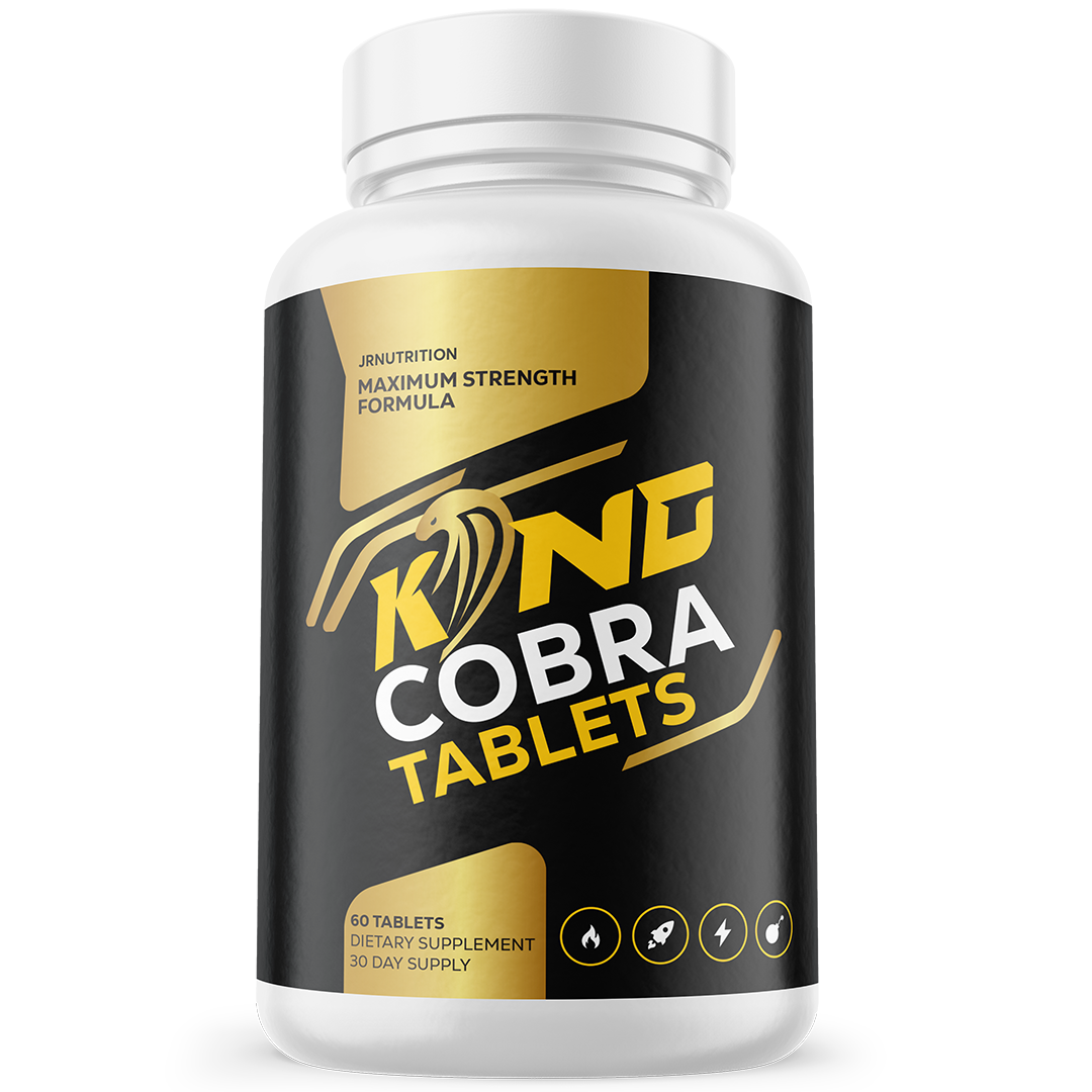 King Cobra Tablets - Support Men's Vitality and Daily Energy - 60 Tablets