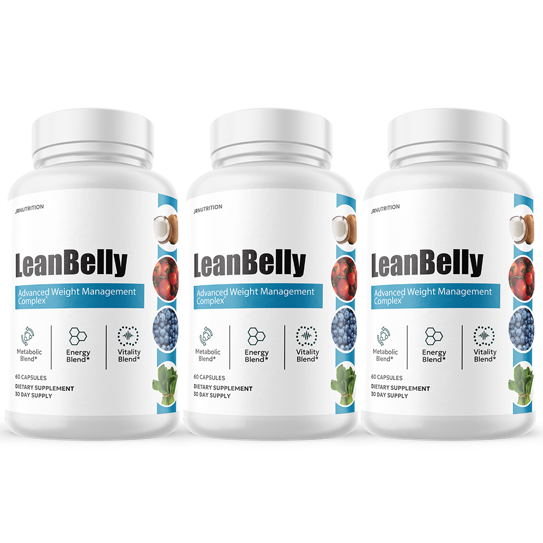 Lean Belly Weight Loss, Appetite Control Supplement - 3 Bottles