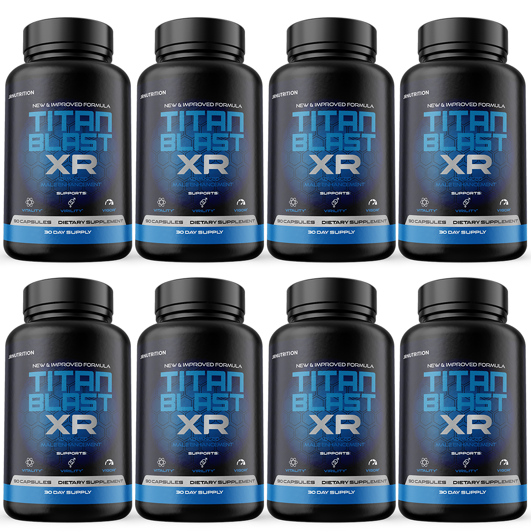 Titan Blast XR Advanced Male Enhancement - 8 Bottles