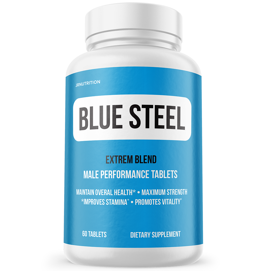 Blue Steel Male Health Tablets for Advanced Performance and T-level- 60 Tablets