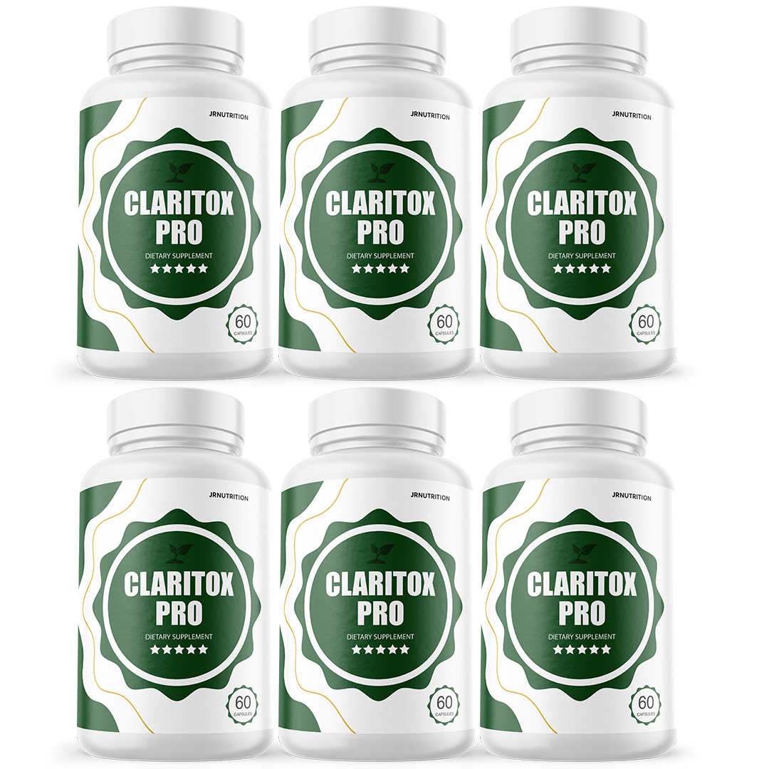 Claritox Pro - Dietary Supplement 60 Capsules (6 Pack)