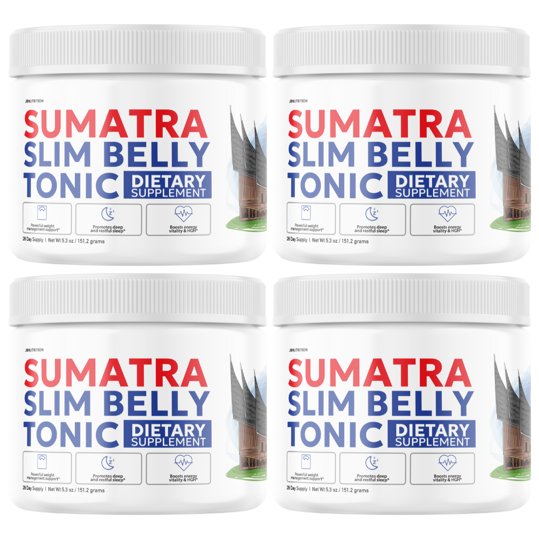 Sumatra Slim Belly Tonic - Dietary Supplement (4 Pack)