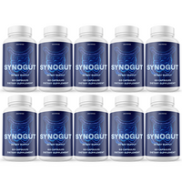 Synogut Pills Dietary Supplement for Gut Health - 10 Bottles