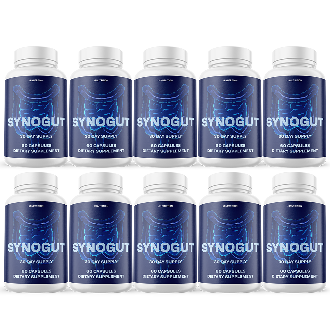 Synogut Pills Dietary Supplement for Gut Health - 10 Bottles