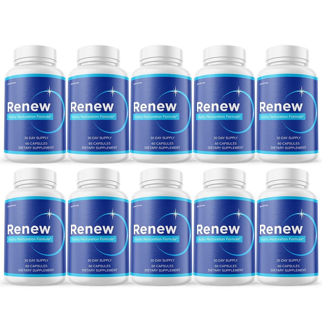 Renew - Vitality Support Dietary Supplement 60 Capsules (10 Pack)