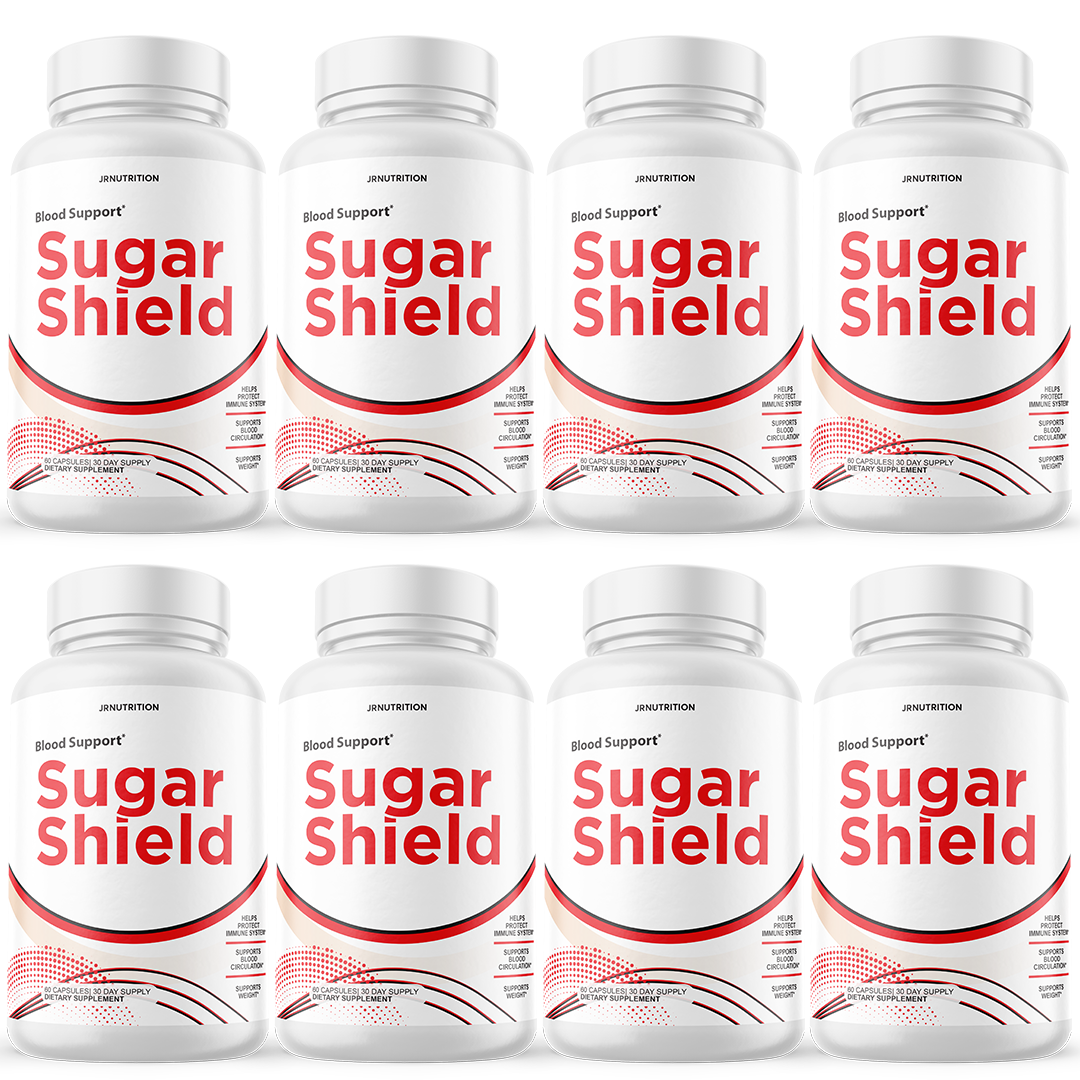 Sugar Shield - Sugar Support Dietary Supplement 60 Capsules (8 Pack)