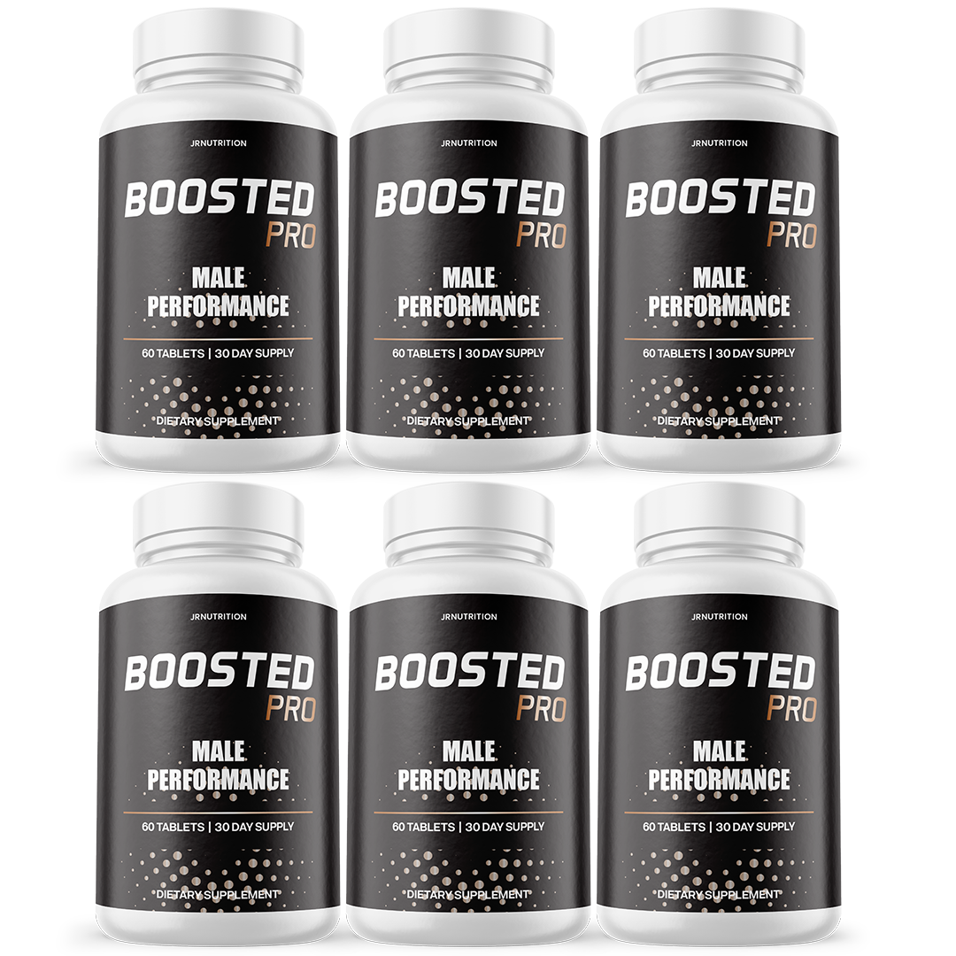 Boosted Pro - Male Performance Dietary Supplement 60 Tablets (6 Pack)